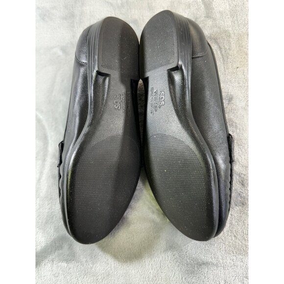 SAS Womens shoes 8M black leather comfort loafers slip on Tripad - Picture 13 of 15
